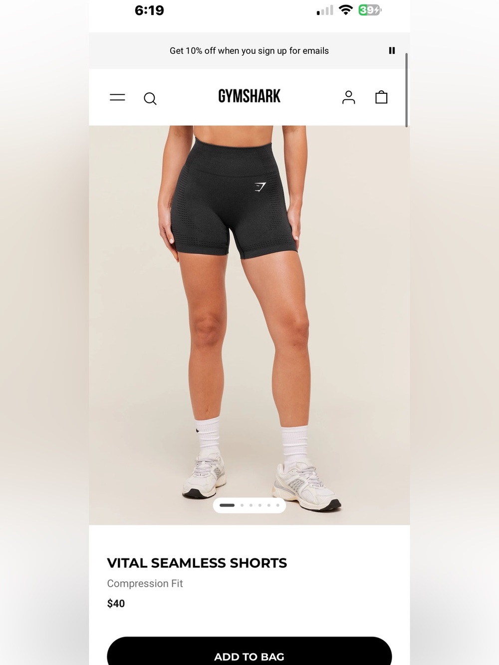 GymShark Vital Seamless biker shorts - Picture 5 of 7